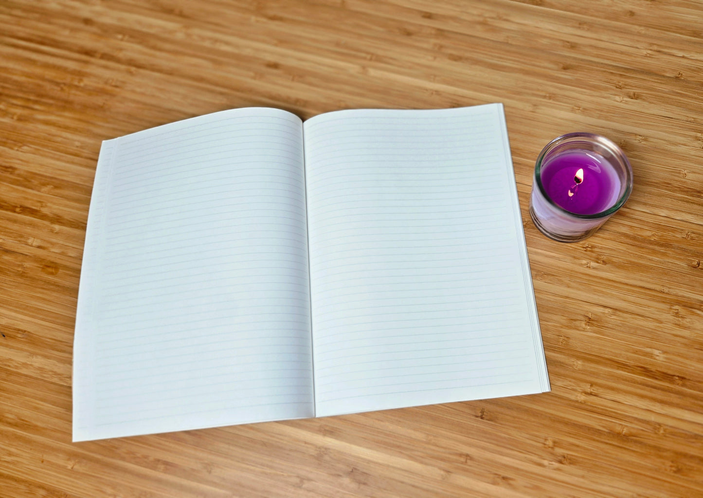 Hand-Painted Landscape Notebook.