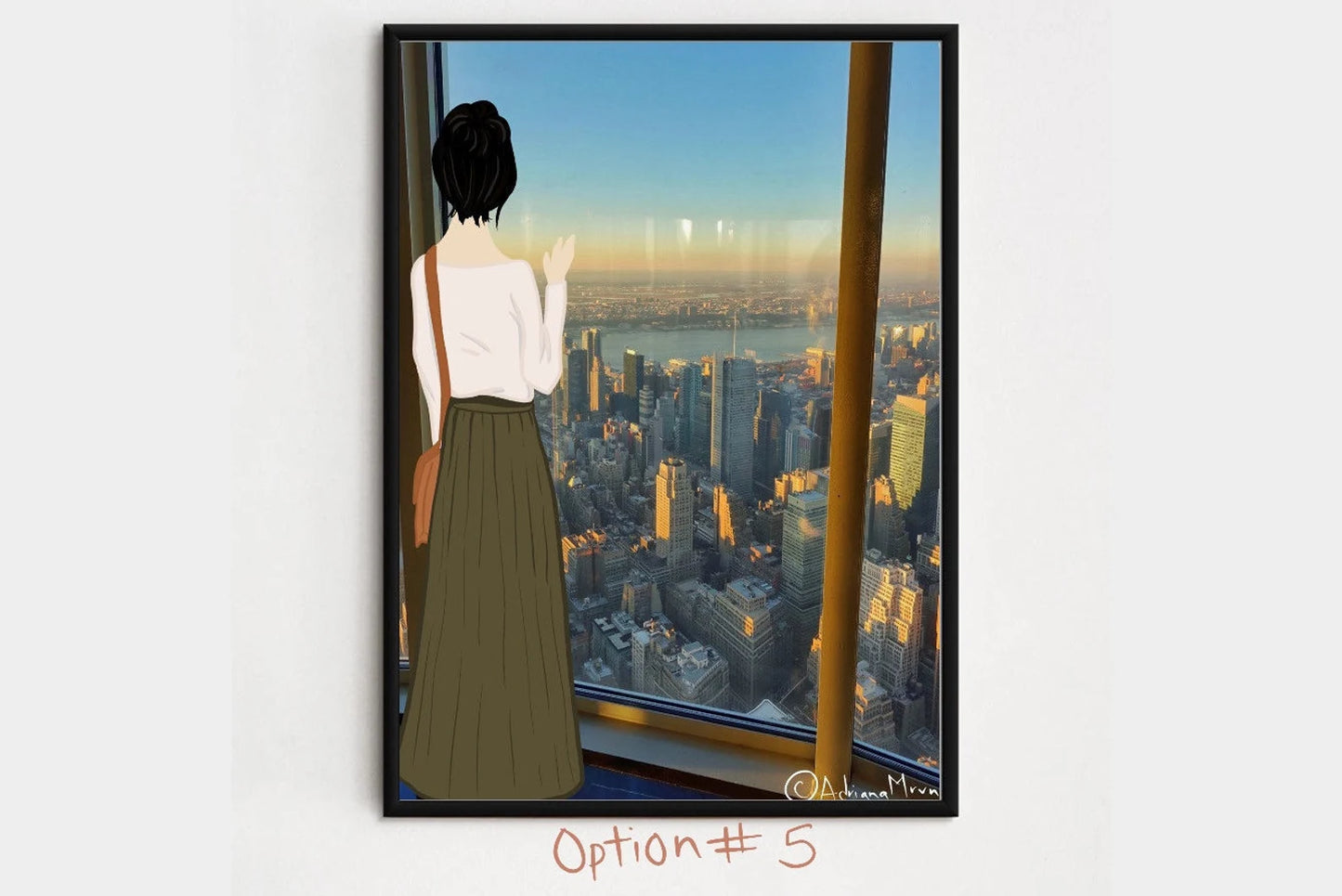 Imaginary Girl Inside of the Empire State