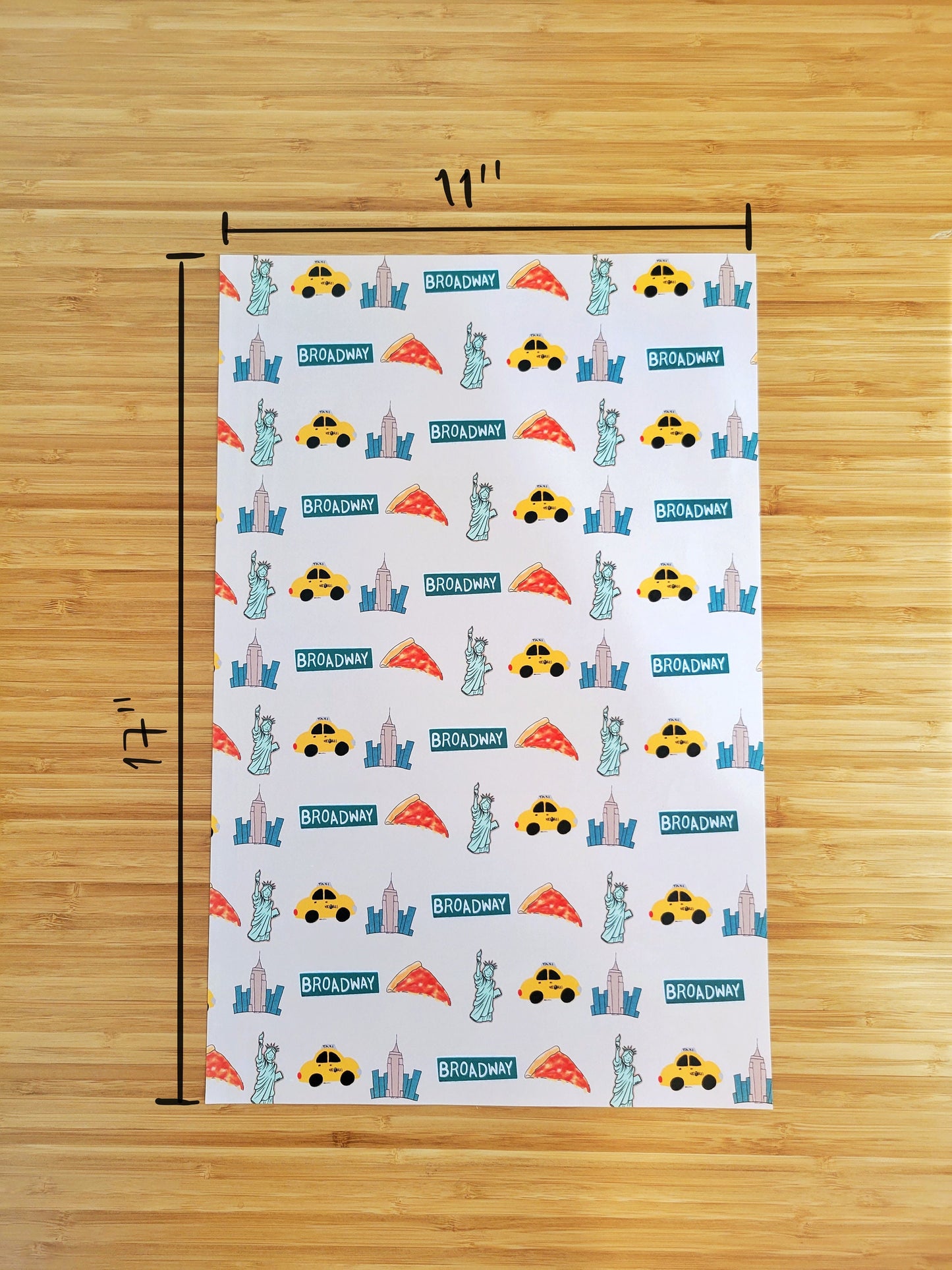 NYC Wrapping Paper Set of 3