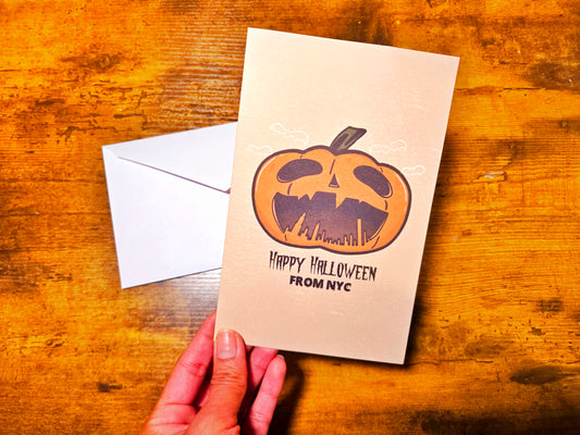 Happy Halloween from NYC Greeting Card
